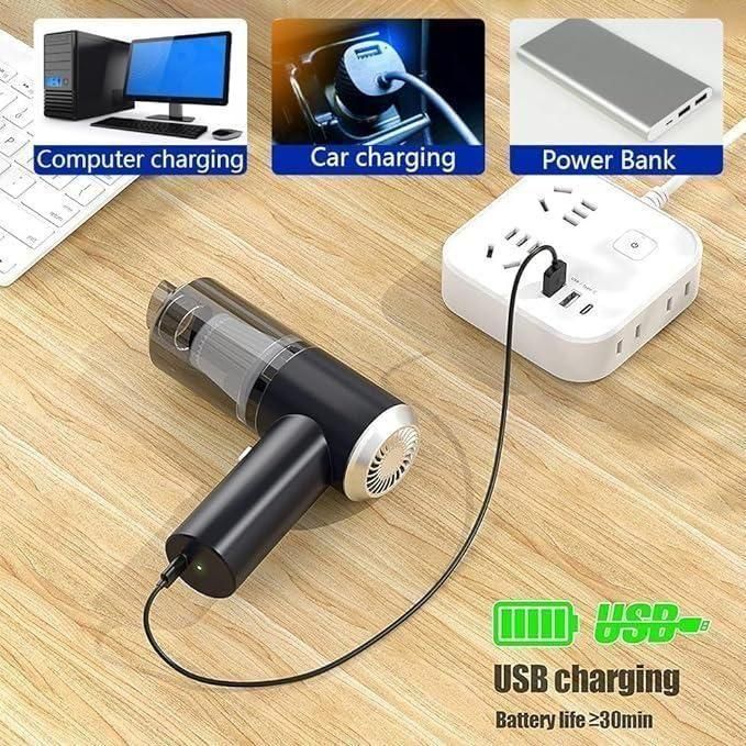 2-in-1 Portable Vacuum Suction Cleaner & Power Blower