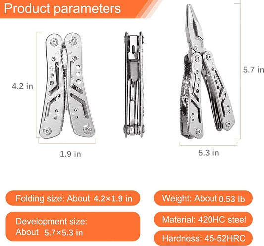 Versatile Plier 24-in-1 Tactical Multitool Kit